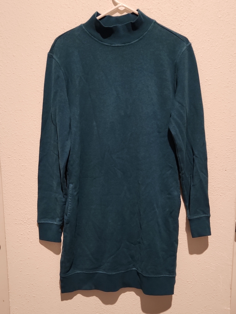 NWT Toad&Co Epiq Mock Neck Dress | Desert Sky | Size M